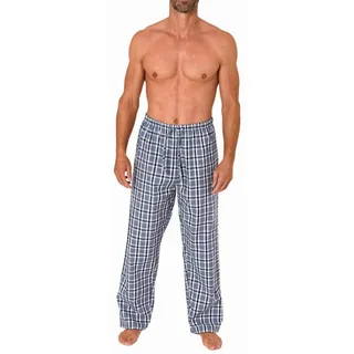 normann Pyjama Hose lang kariert Grau 54