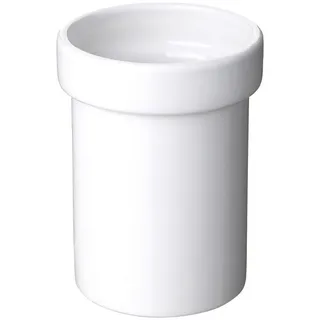 Sanotechnik Zahnputzbecher GLAS MARTINS, (1-St) weiß