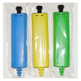 Papstar Luftballons mit Pumpe 26 cm x 6 cm mehrfarbig