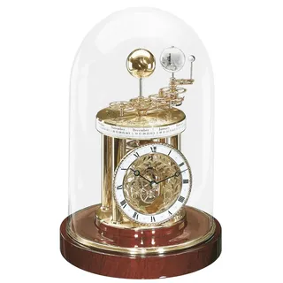 Hermle Uhrenmanufaktur Tischuhr, Braun, Ø 21cm x 28,5cm, 22836-072987