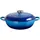22 cm rund azurblau