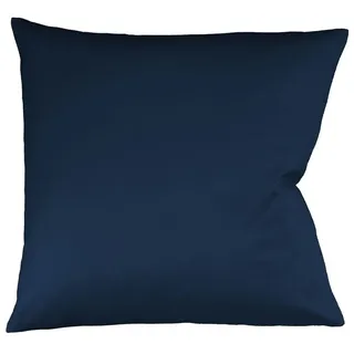 FLEURESSE Kissenbezug Jersey 40 x 40 cm Dunkelblau