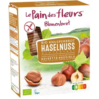 Blumenbrot Knusperbrot Haselnuss bio