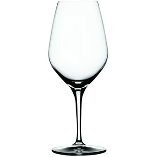 Spiegelau 4-teiliges Rotweinglas Set, Weingläser, Kristallglas, 480 ml, Authentis, 4400181