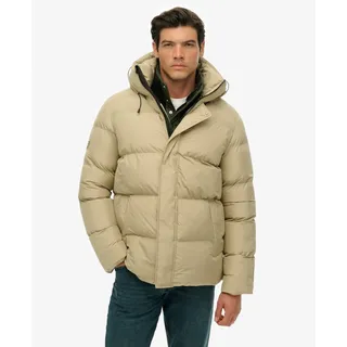 Superdry Hooded 5 Baffle Sports Puffer beige S