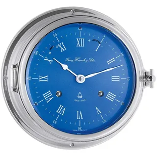 Hermle Wanduhr Schiffsuhr Messing verchromt - Hermle Modell: 35067-000132