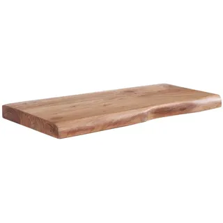 Wohnling Wandregal 60 x 4 x 26 cm Braun