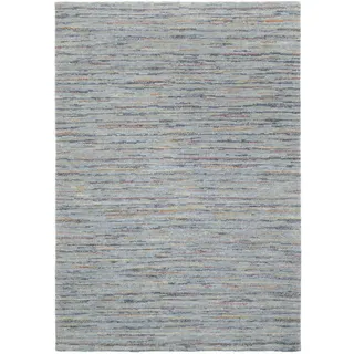 Cazaris Wollteppich, Gelb, Textil, Streifen, rechteckig, 170x240 cm, für Fußbodenheizung geeignet, Teppiche & Böden, Teppiche, Naturteppiche