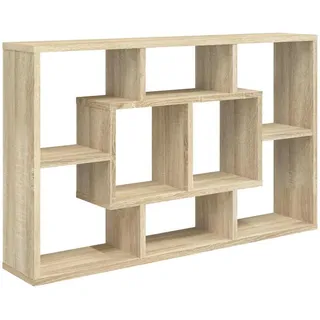 vidaXL Wandregal 85 x 16 x 52,5 cm Braun
