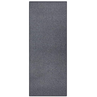Bt Carpet Bouclé Läufer – Küchenläufer rutschfest Teppichläufer Flachgewebe Kurzflor Teppich Küchenteppich für Flur, Küche, Wohnzimmer, Badezimmer, Bad – Anthrazit, 80x200cm