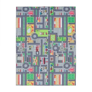TT Home Kinderteppich 100 x 200 cm Grau