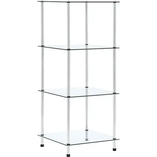 vidaXL Bücherregal 40 x 40 x 100 cm Transparent