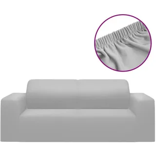 vidaXL Sofahusse 2-Sitzer Grau 100% Polyester