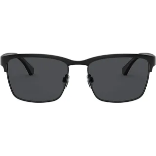 Emporio Armani Unisex 0ea2087 Sonnenbrille, Black/Smoke, One Size - Einheitsgröße