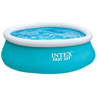 INTEX 28101EH Easy Set Aufblasbares Schwimmbecken, 1,8 m x 50,8 cm, durchstoßfestes Material, schnelles Aufpumpen, 232 Gallonen Kapazität, 40,6 cm Wassertiefe