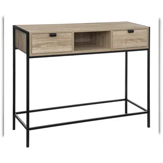 Five ALIAJ Konsolentisch 100 x 35 x 80 cm Beige/Braun