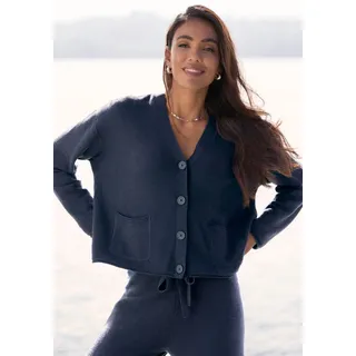 ELBSAND Strickjacke Loungewear Blau 32/34