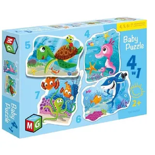 Puzzle Baby 4w1. Pod wodą