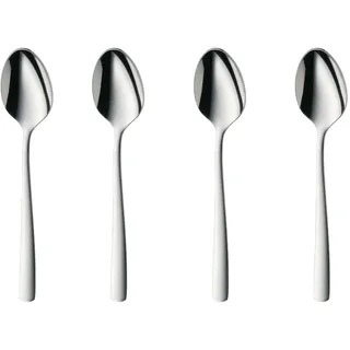 WMF Kaffeelöffel 4er Set BOSTON, L 13,2 cm - Cromargan Edelstahl 18/10 - poliert - 4er Set