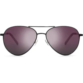 Herren und Damen Lifestyle Pilotenbrille aus Edelstahl Navigli Schwarz SCHWARZ No Size