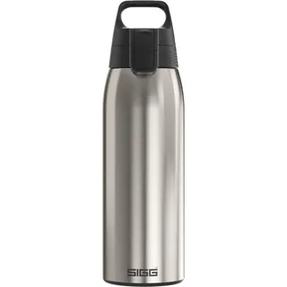 Sigg Edelstahl Trinkflasche Silber 1 l