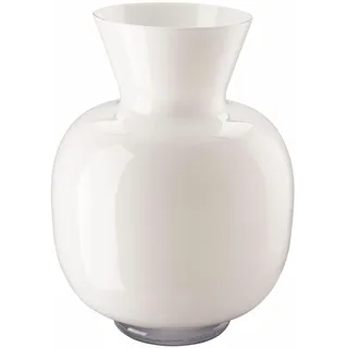 Anna,White - Glass,Vase 34 cm