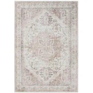 benuta George Vintage-Teppich 160 x 230 cm Beige/Rosa