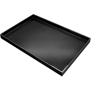 Grünke Acrylglas Deko Tablett Wanne (schwarz, 20cm x 80cm)