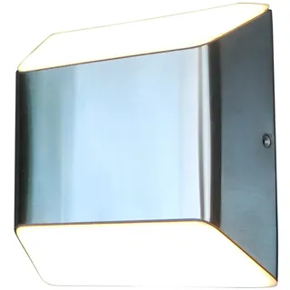 Eco-Light LED-Aussenwandleuchte Floyd 1-flammig 12,2 cm x 12,4 cm Edelstahl