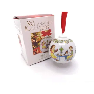 Hutschenreuther Porzellankugel Weihnachtskugel 2003 OVP