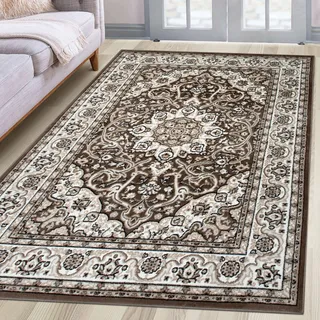 OTTO home Teppich OTTO HOME "Miane, Orient-Design, kurzflor" Gr. 6, beige, B:200cm H:8mm L:300cm, Kunstfaser, Teppiche, Teppich, weiche Haptik, Wohnzimmer, Esszimmer, Schlafzimmer