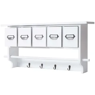 MCW Garderobe C49-G 65 x 32 x 13 cm Weiß