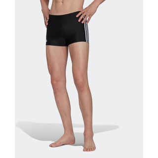 Badehose ADIDAS PERFORMANCE "CLASSIC 3-STREIFEN BOXER-" Gr. 10 (XL), N-Gr, schwarz-weiß (black, white) Herren Badehosen Bekleidung