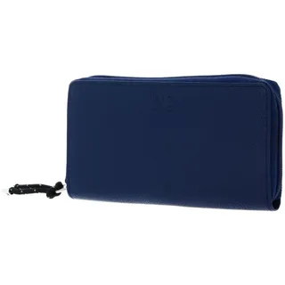 H.I.S. H.I.S Geldbörse Zip Around Wallet Damen Portemonnaie blau