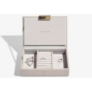 Stackers Taupe Mini Schmuckschatulle Deckel