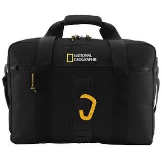 NATIONAL GEOGRAPHIC Umhängetasche EXPLORER III, aus recyceltem Material schwarz