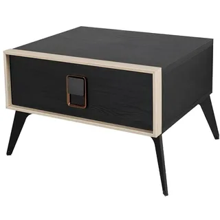 JVmoebel Nachttisch Holz Beistelltisch für Kinder in ansprechendem Design (Nachttisch), Made in Europa schwarz