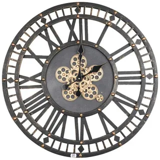 BHP Landscape Wanduhr 70,00 cm 70x70 gold