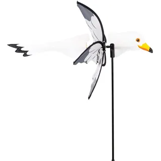 CIM Windspiel - Petite 2in1 MÖWE - Ø28x43x85cm - Windmühle mit Standstab oder Mobile mit Hängeset