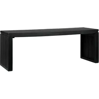 FineBuy Schuhbank 120 x 0 x 0 cm Sitzbank / schwarz