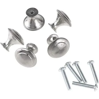 Rundes Sitzmöbel-Design Trekhandgriff Edelstahl Geborstelt 28 mm 10 Stück Waschmaschine - Weiß