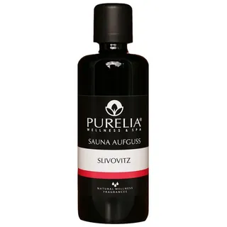 PURELIA Saunaaufguss Konzentrat Slivovitz 100 ml natürlicher Sauna-aufguss - reine ätherische Öle