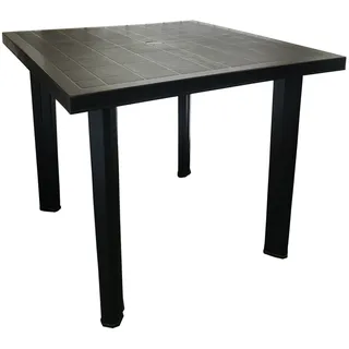 Mojawo Gartentisch 80 x 80 x 72 cm Anthrazit