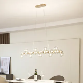LUCANDE Naelen 3-flg. 125 cm gold/amber