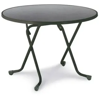 BEST Freizeitmöbel Primo Klapptisch Ø 100 x 70 cm anthrazit
