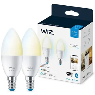 WIZ LED-Lampe 929002448732 4,9 W E14 warmweiß 2 St.