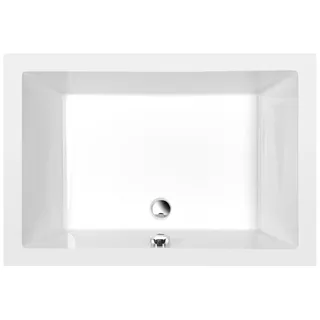 Polysan Deep Duschwanne 110 x 75 x 26 cm Weiß (72883)
