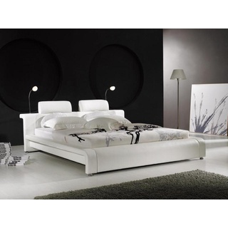 JVmoebel Bett Holzbett Echtes Holz Bett Schlafzimmer 180x200 Stil Massive Sofort (1-tlg., Bett), Made in Europa weiß