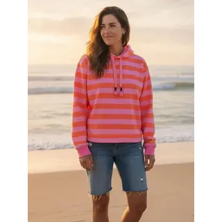 salzhaut Hoodie ADEBAAR Streifen Orange XL