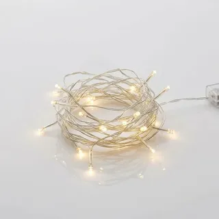 Spetebo LED Lichterkette 2 m warm weiß